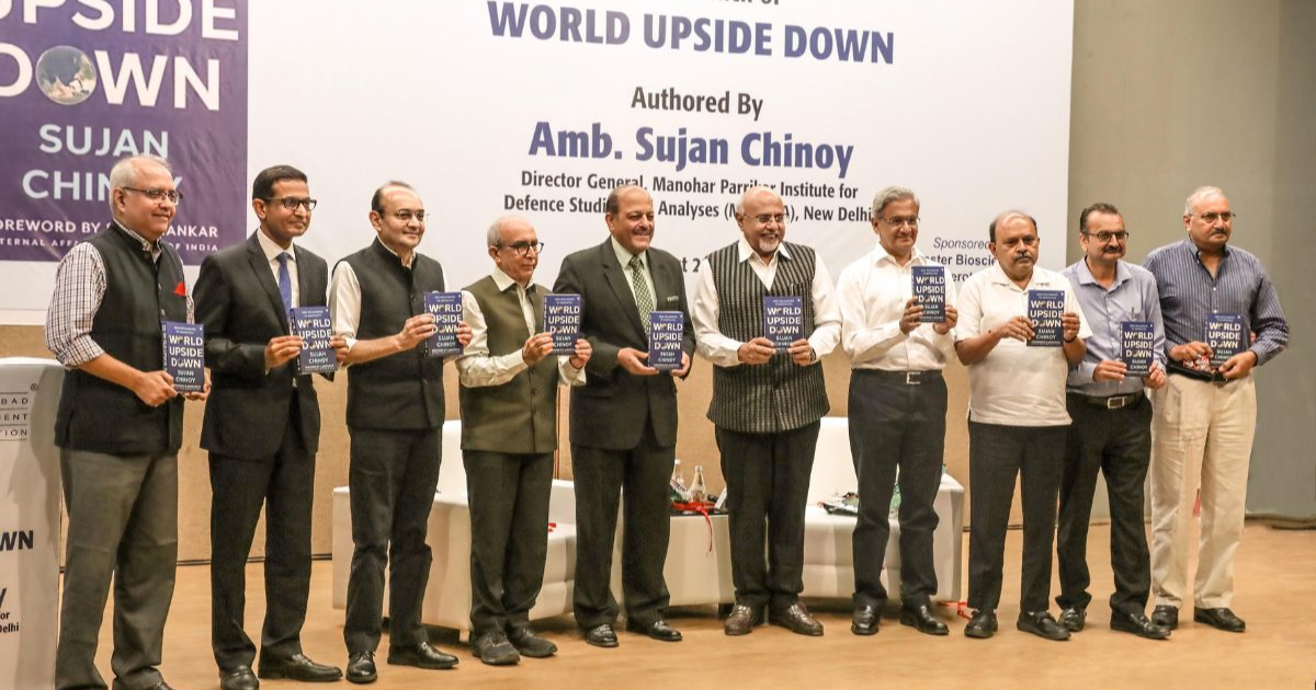 Release of the Book ‘WORLD UPSIDE DOWN’ by the author Ambassador Sujan Chinoy
